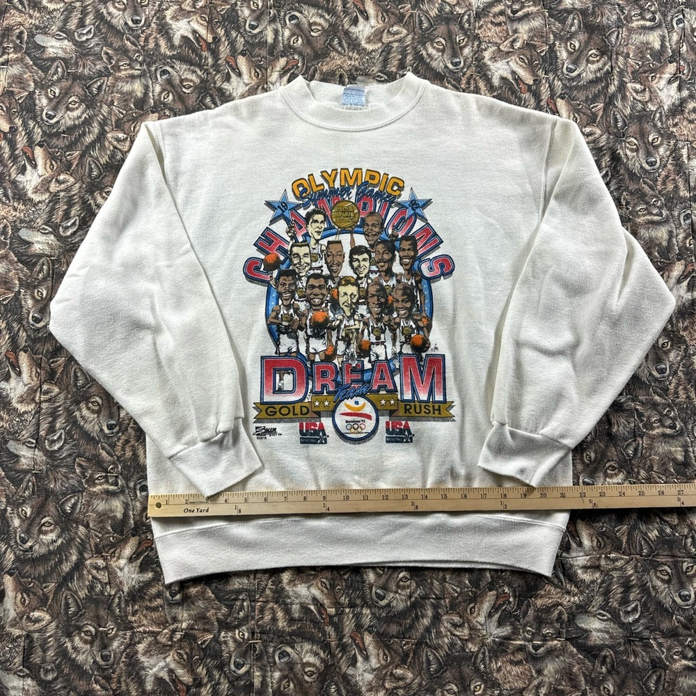 Vintage 1992 Olympic Dream Team Caricature Crewneck